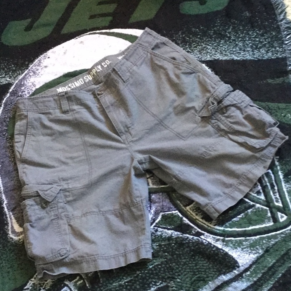 Mossimo Gray Cargo Shorts Size 38